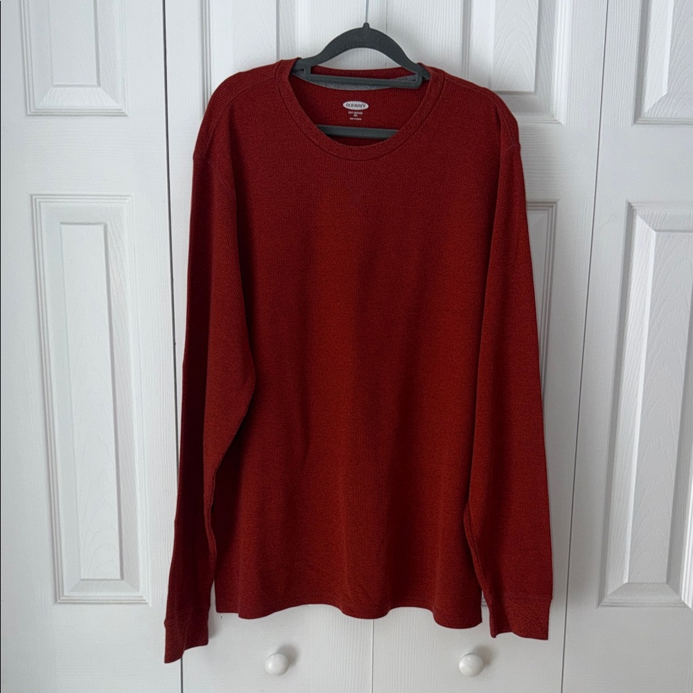 Old Navy Brick Red Crewneck Sweater